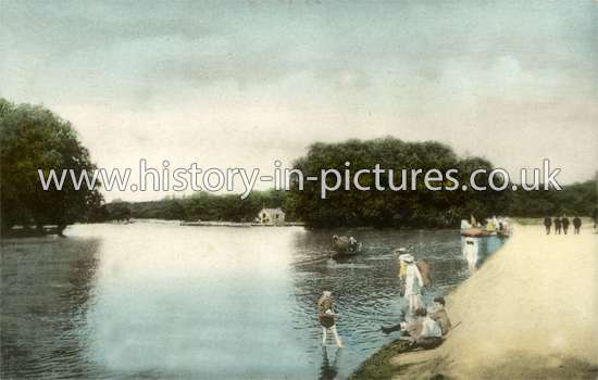 Connaught Waters, Chingford, London. c.1915.